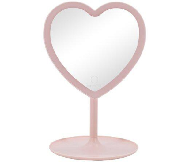 INNOGIO GIOperfect Pink Heart- Lusterko kosmetyczne różowe serce - 1360145 - zdjęcie